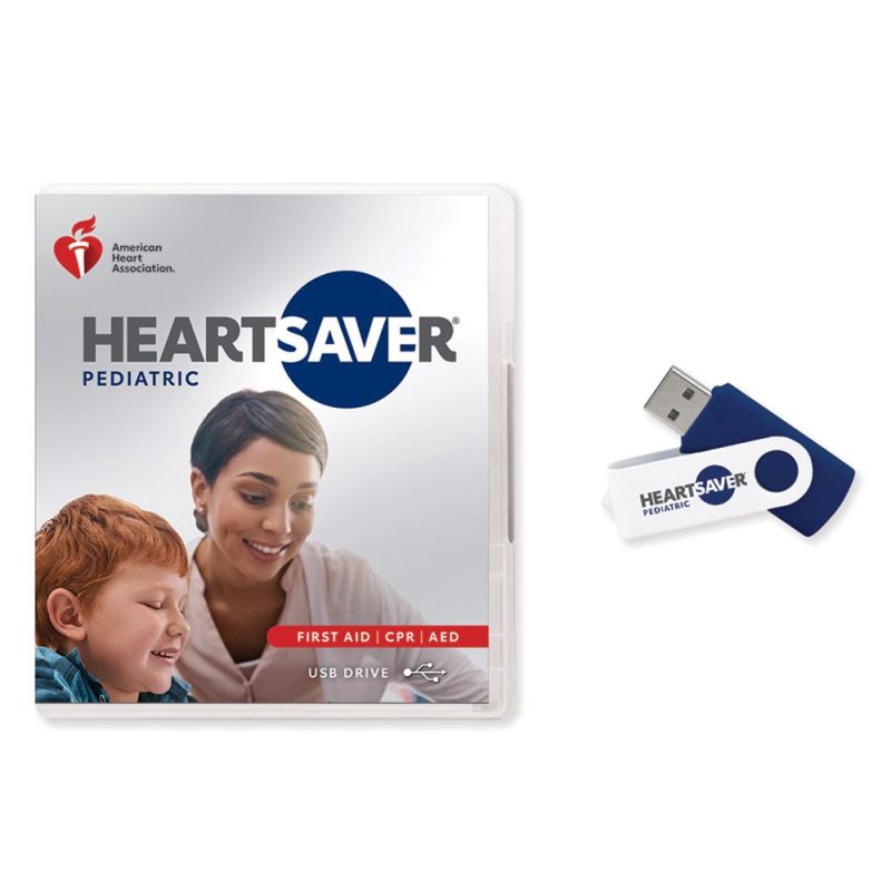 2020 AHA Heartsaver® Pediatric FA CPR AED Course Videos on USB Drive