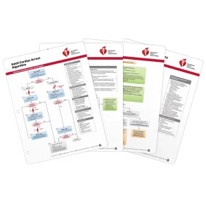 2025 ACLS Emergency Crash Cart Cards (Set of 4)