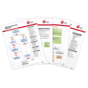 ACLS Emergency Crash Cart Cards (Set of 4)