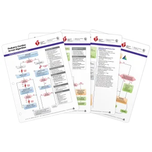 2025 PALS Emergency Crash Cart Cards (Set of 4)