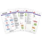 PALS Emergency Crash Cart Cards (Set of 4)