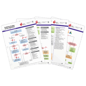 PALS Emergency Crash Cart Cards (Set of 4)