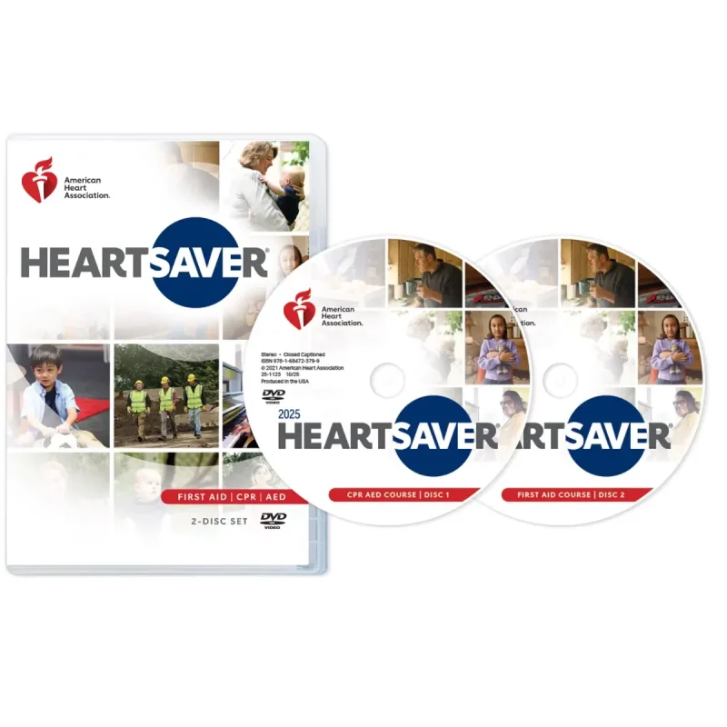 2025 Heartsaver® First Aid CPR AED Course DVD Set - RC Health Services ...