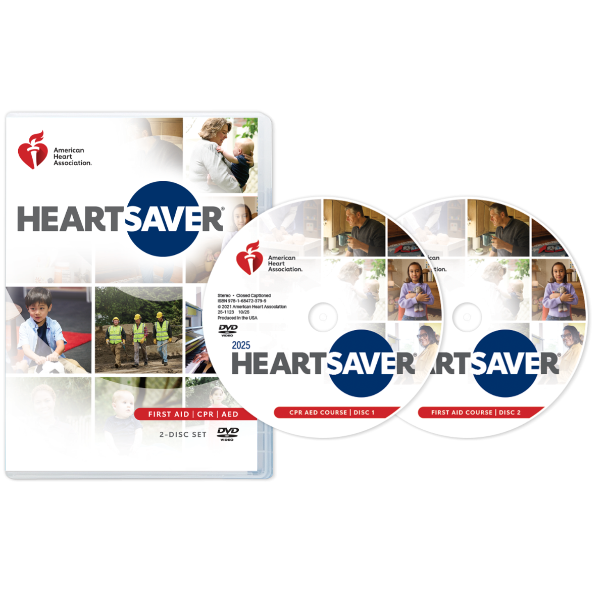 Heartsaver® First Aid CPR AED Course DVD Set