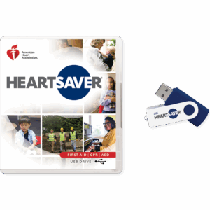 Heartsaver® First Aid CPR AED Course Videos on USB Drive