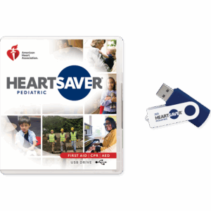 Heartsaver® Pediatric First Aid CPR AED Course Videos on USB Drive