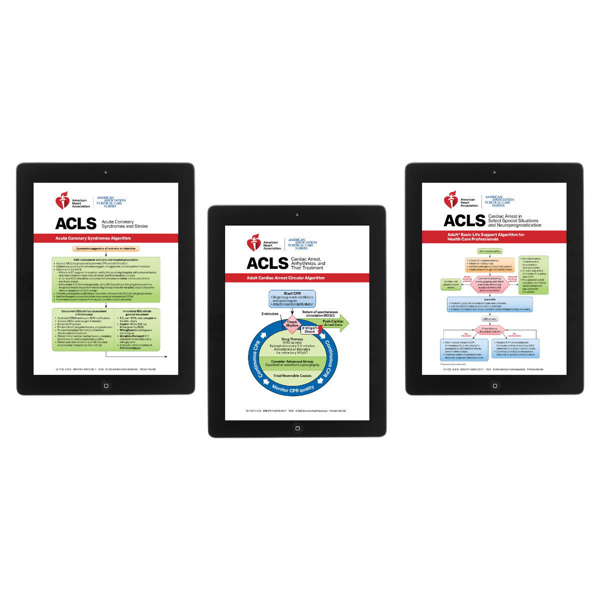 ACLS Digital Reference Cards (Set of 3)