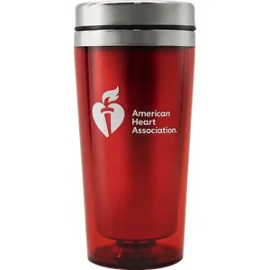 AHA Red Travel Mug