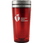 AHA Red Travel Mug