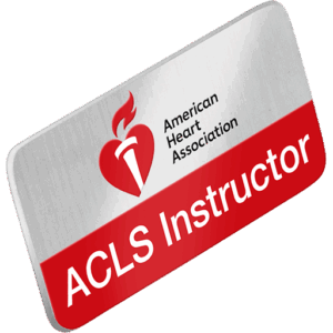 ACLS Instructor Lapel Pin